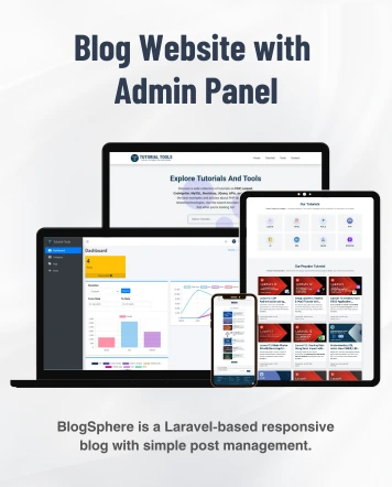 Blog Website with Admin Panel